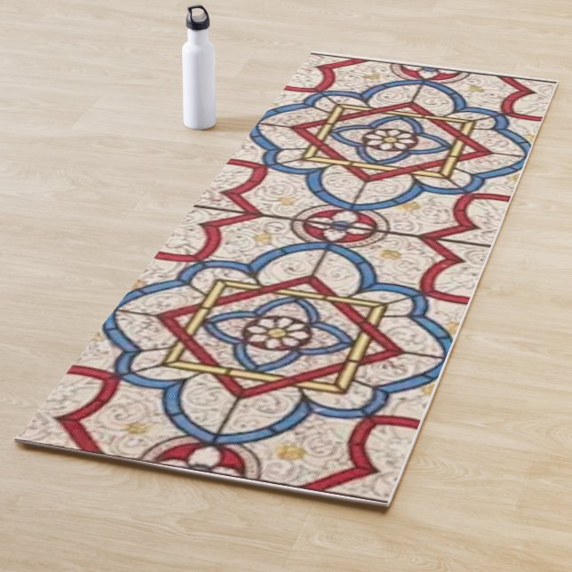 Newcastle-Kathedrale, geometrisch gestanzt Yogamatte (Beispiel)