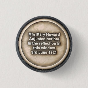 Newcastle Mary 3 Cm Round Abzeichen Button