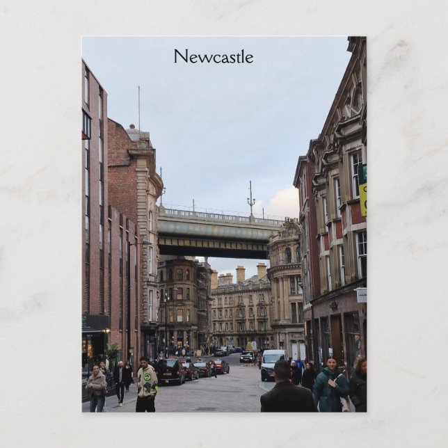 Newcastle Postkarte (Vorderseite)