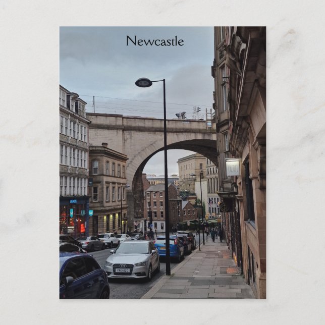 Newcastle Postkarte (Vorderseite)