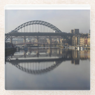 Newcastle Quayside & the Tyne Bridge Glasuntersetzer