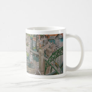 Newcastle sur la tasse de Tyne à travers les