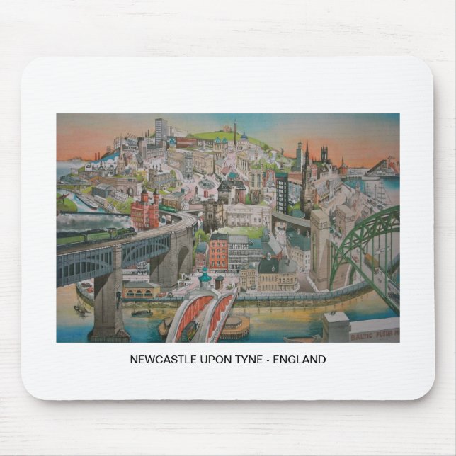 Newcastle sur Tyne, tapis de souris de (Devant)
