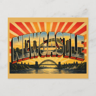 Newcastle upon Tyne England Riverside Bridge  Postkarte