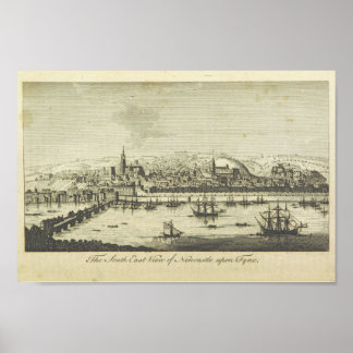 Newcastle Upon Tyne - Vintages England Poster