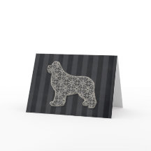 Newf Lace Custom Greeting