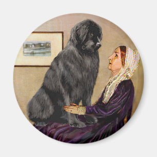 Newfie 1 - Whistler-Mutter Magnet