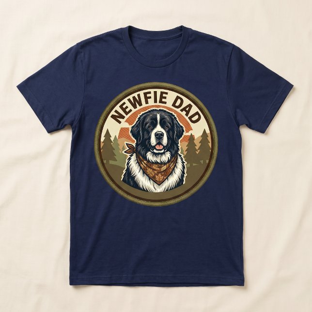 Newfie Dad Tee | Neufundländer-Vater-Geschenk (Von Creator hochgeladen)
