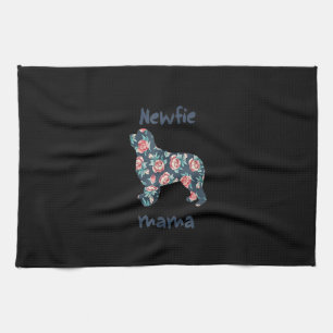 Newfie Mama   Nefundland dog Mama anwesend Geschirrtuch