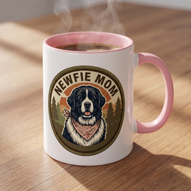 Newfie-Mutter-Kaffeetasse | Geschenk für eine Mutt Tasse (Von Creator hochgeladen)