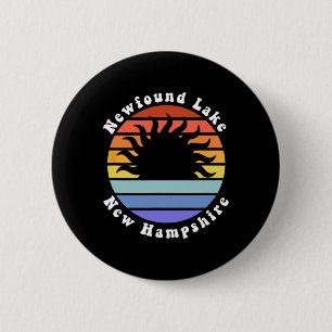 Newfound Lake New Hampshire Sonnenaufgang Familien Button