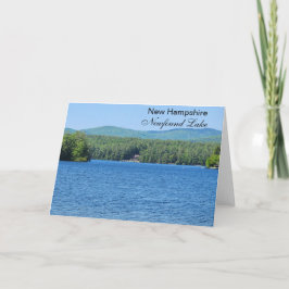 Newfound Lake NH Karte