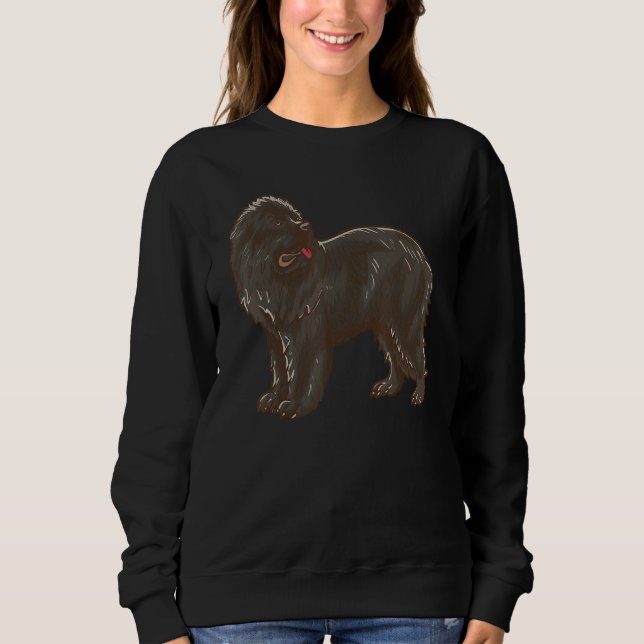 Newfoundland - Dog Identification - Dogs Lover - D Sweatshirt (Vorderseite)