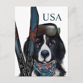 NEWFOUNDLAND DOG POSTKARTE