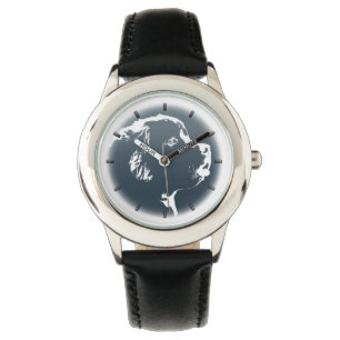 Newfoundländer-Hund-Uhr Newfoundland-Armbanduhr Armbanduhr
