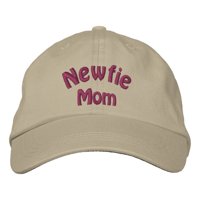 Newfundland Mama bestickter Hut (Vorderseite)