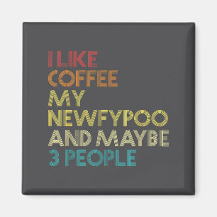 Newfyo-Hundebesitzer-Kaffee-Liebhaber-Lustiger-Spr Magnet