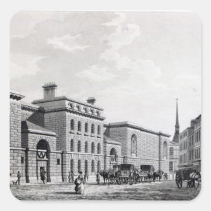 Newgate, 1799 quadratischer aufkleber