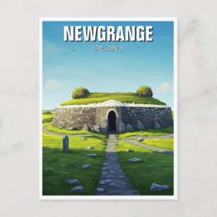 Newgrange Irland Reise Postkarte