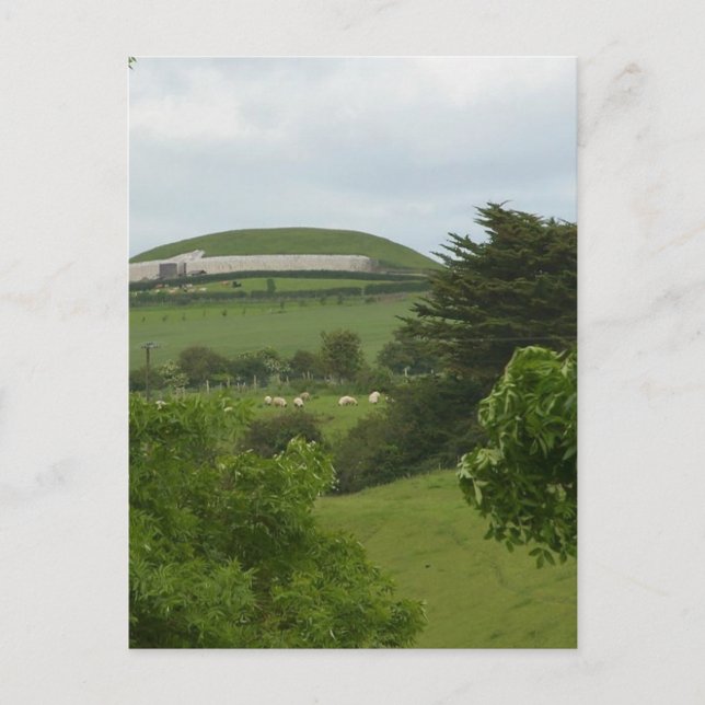Newgrange Passage Tomb Postkarte (Vorderseite)