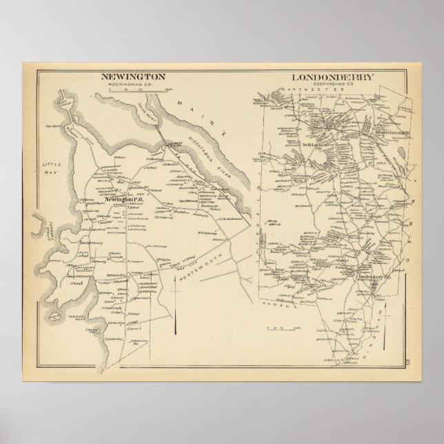 Newington, Londonderry Poster (Vorne)