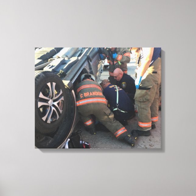 Newkirk Fire Rescue Leinwanddruck (Vorderseite)