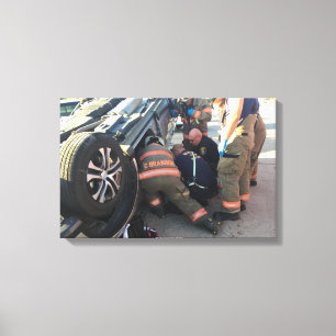Newkirk Fire Rescue Leinwanddruck