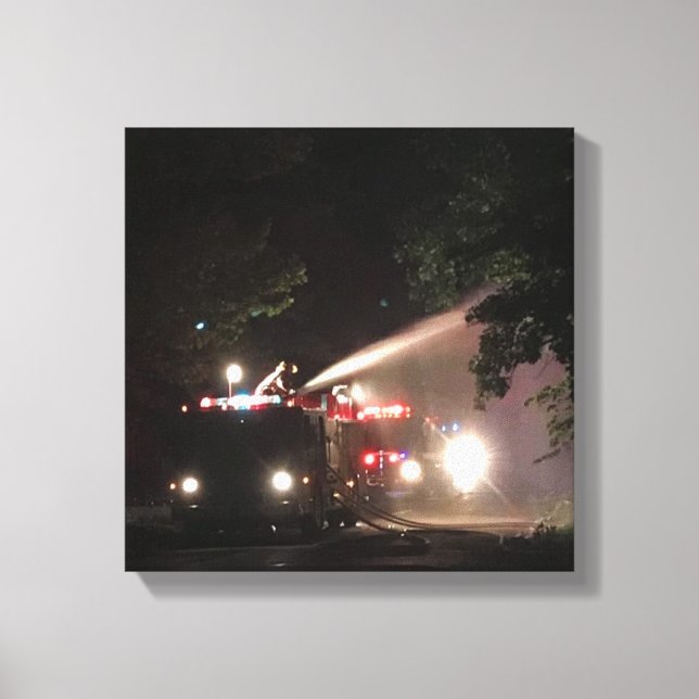 Newkirk Firetrucks Leinwanddruck (Vorderseite)