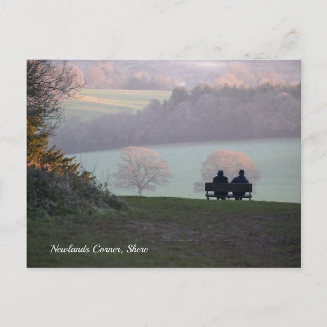 Newlands Corner, Shere Gute Freunde Postkarte (Vorderseite)