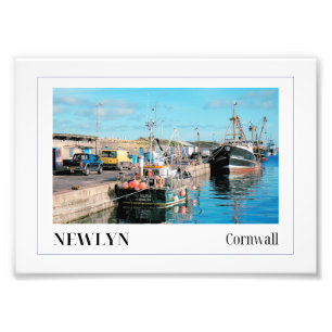 Newlyn Harbour, Cornwall Fotodruck
