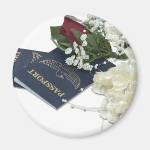 NewlywedsTraveling101610 Magnet