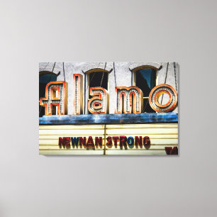 NEWNAN STRONG Leinwand Art