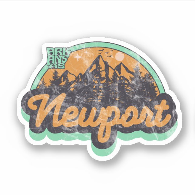 Newport, Arkansas Sticker (Vorderseite)