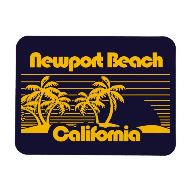 Newport Beach California Magnet (Horizontal)