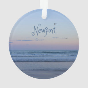 Newport Beach California Ocean Sunrise Blue