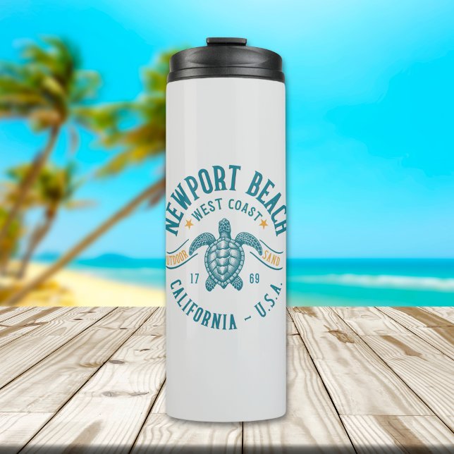Newport Beach California Pacific Coast Thermosbecher (Von Creator hochgeladen)