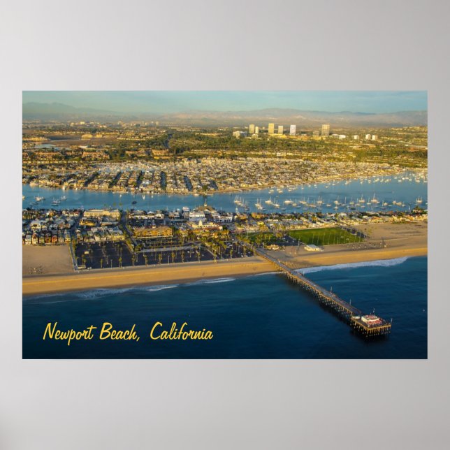 Newport Beach California Poster (Vorne)