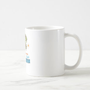 Newport Beach, California Surfing Vinta Kaffeetasse