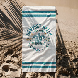 Newport Beach California West Coast Strandtuch