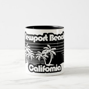 Newport Beach California Zweifarbige Tasse