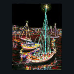 Newport Beach Christmas Boat Parade Poster<br><div class="desc">The Newport Beach Christmas Boat Parade, which has been hailed as “one of the top ten holiday happenings in the nation” by the New York Times, is truly a magical holiday tradition for all ages. The parade continues to be a premier event during the holiday season in Southern California that...</div>