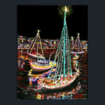 Newport Beach Christmas Boat Parade Poster<br><div class="desc">The Newport Beach Christmas Boat Parade, which has been hailed as “one of the top ten holiday happenings in the nation” by the New York Times, is truly a magical holiday tradition for all ages. The parade continues to be a premier event during the holiday season in Southern California that...</div>