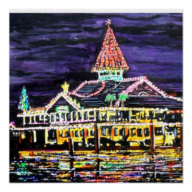 Newport Beach Christmas Poster (Vorderseite)