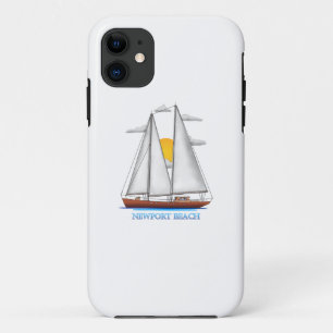 Newport Beach Coastal Nautical Sailing Case-Mate iPhone Hülle