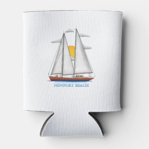 Newport Beach Coastal Nautical Sailing Dosenkühler