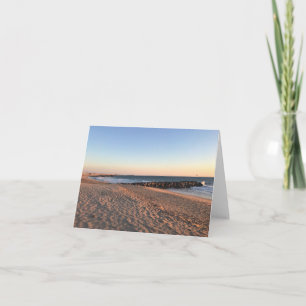 Newport Beach in Sunset, Kalifornien Dankeskarte