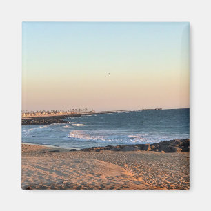 Newport Beach in Sunset, Kalifornien Magnet