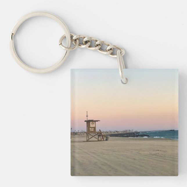 Newport Beach in Sunset, Kalifornien Schlüsselanhänger (Vorderseite)