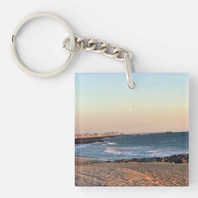 Newport Beach in Sunset, Kalifornien Schlüsselanhänger (Vorderseite)