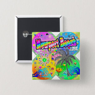 Newport Beach Quadro Seasons Button